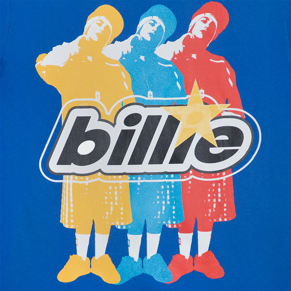 Billie Repeat Blue T-Shirt - Image 2