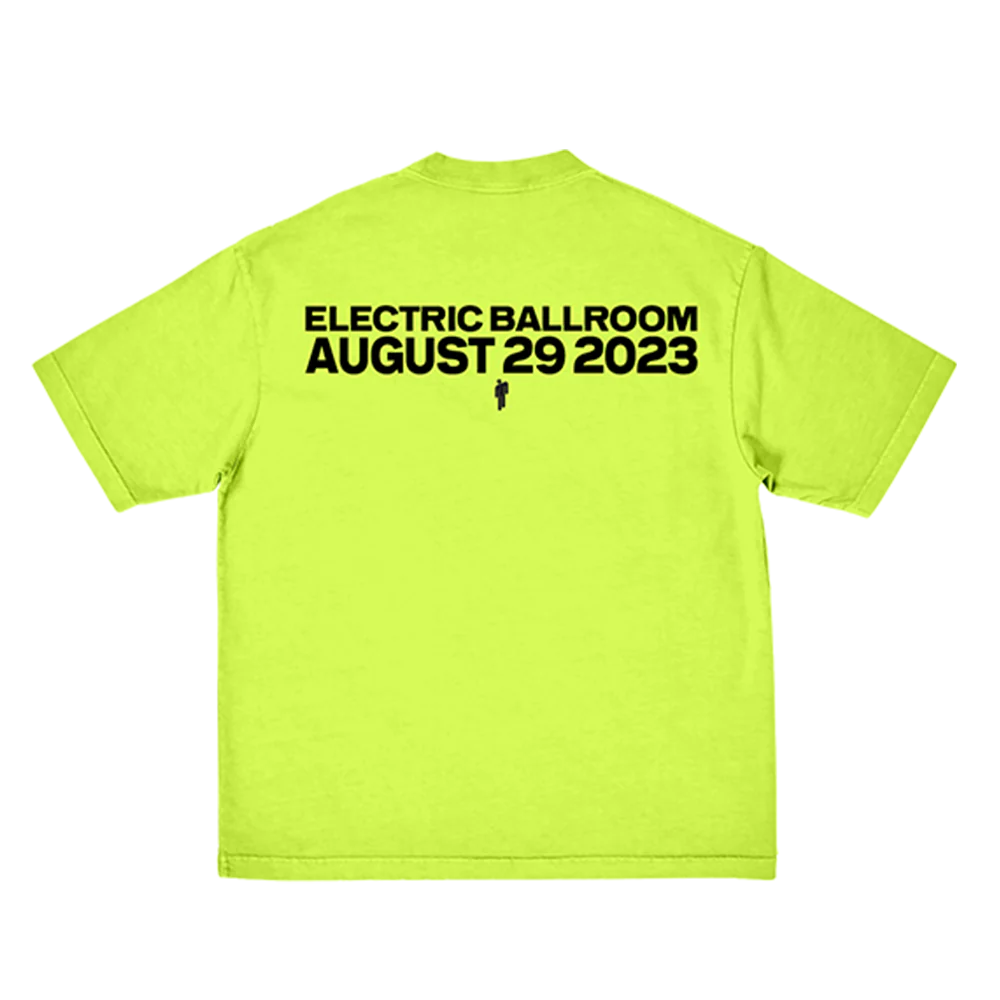 Electric Ballroom Neon Yellow T-Shirt - Image 2
